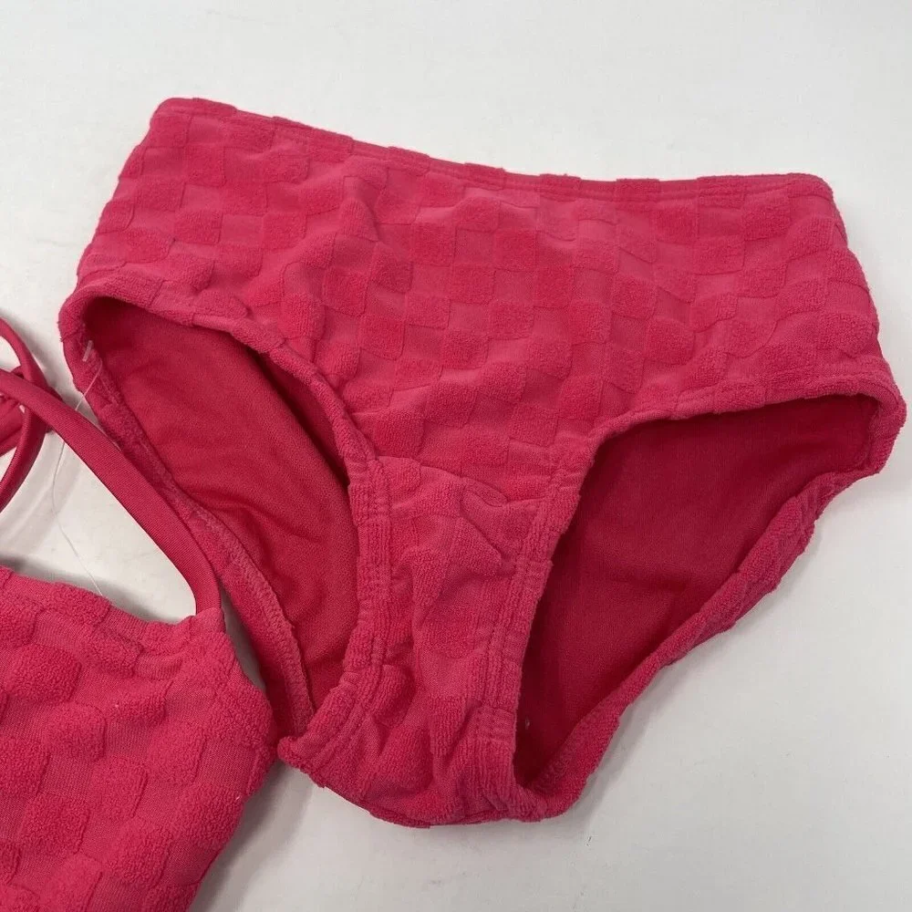 Art Class Girls Size XS‎ 4/5 2 Pc Terry Darling Bikini Swimsuit Set in Pink 1181